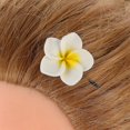 thumbnail image 3 of 10 Pcs Bridal Hair Clip Bridal Hair Barrettes Frangipani Hair Pin Tropical Flower Hair Clip Hawaii Plumeria Hair Clip, 3 of 3