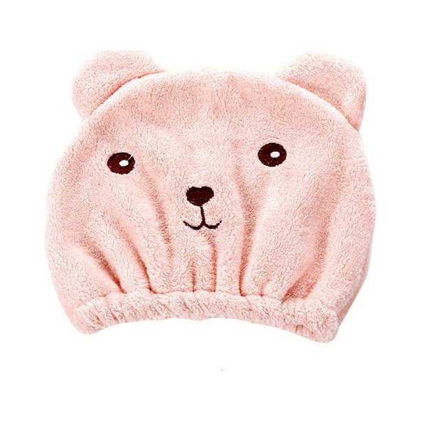 Soft & Quick-Drying Women's Embroidered Microfiber Shower Cap - Perfect for Keeping Hair Dry!