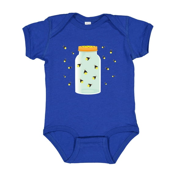 Inktastic Fireflies Summer Vacation Boys or Girls Baby Bodysuit