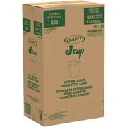Dart 8J8 Foam Cup Hot or Cold, 1000 per Case, 8 oz.