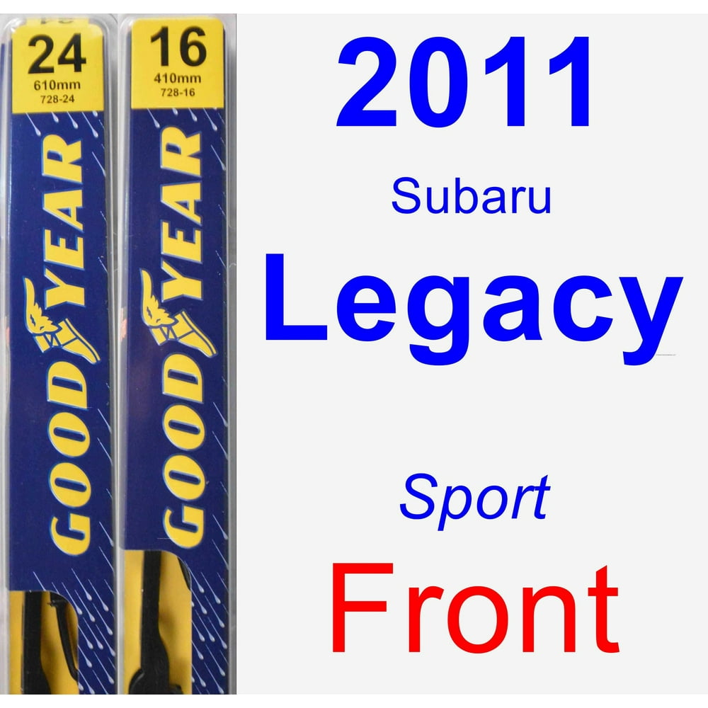 2011 Subaru Legacy (Sport) Wiper Blade Set/Kit (Front) (2