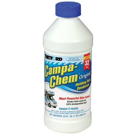 Campa-Chem RV Holding Tank Treatment - Deodorant / Waste Digester / Detergent - 32 oz - Thetford (Best Rv Toilet Chemicals)