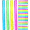 thumbnail image 1 of 32 Pcs Règle en Plastique Règle Colorée Règle Esthétique Règle de Dessin Fourniture Scolaire, 1 of 8