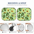 thumbnail image 6 of Haiem Avocado With Seeds Car Windshield Sun Shade (2 Pieces) Foldable Windshield Sun Shade Car Accessories for Truck SUV Pickup-Small, 6 of 7