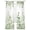 Light Green, variant on Brown Red Eucalyptus Leaves Sheer Curtains 63 Inch Length 2 Panels Set Window Treatments, Watercolor Spring Summer Botanical Rod Pocket Semi Curtains for Living Room/Bedroom/Kitchen, 104"W x 63"L