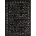 thumbnail image 2 of Well Woven Zazzle Argos Vintage Oriental Black 3'11" x 5'3" Area Rug, 2 of 7