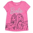thumbnail image 3 of Barbie Little Girls 3 Pack T-Shirts Little Kid to Big Kid, 3 of 5