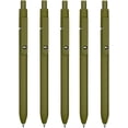 thumbnail image 1 of Point Pens 5pcs Quick Dry Ink Gel Pens Fine Point Retractable Roller Ball Pens Black Ink Smooth Writing for Writing Diary Black Pen (Color : Green), 1 of 7