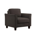 thumbnail image 1 of LifeStyle Solutions Chaise New Haven en Microfibre Café, 1 of 10