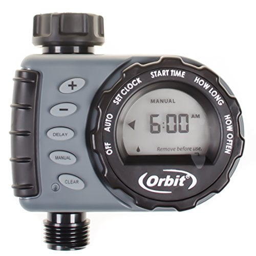 Orbit Digital Hose Sprinkler Irrigation Timer for Vacation Lawn, Plant