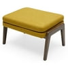 MoDRN Mid-Century Layne Ottoman, Multiple Colors