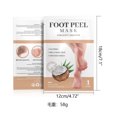 thumbnail image 3 of Pisexur Belleza Maquillaje Mascarilla hidratante para pies, exfoliante y nutritiva (coco), 40 gpara mujeres y hombres, 3 of 8