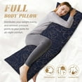 thumbnail image 5 of KLL Ultra Soft Microfiber Body Pillow Cover/Pillowcases 20"x54" with Hidden Zipper Closure-Navy Dark Blue, 5 of 8