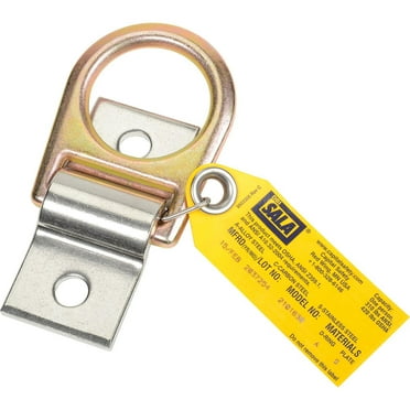 3M D-Ring Anchor Plates, 2 Attachment Holes, Perm Bolt/Weld, EA (098-2101630)