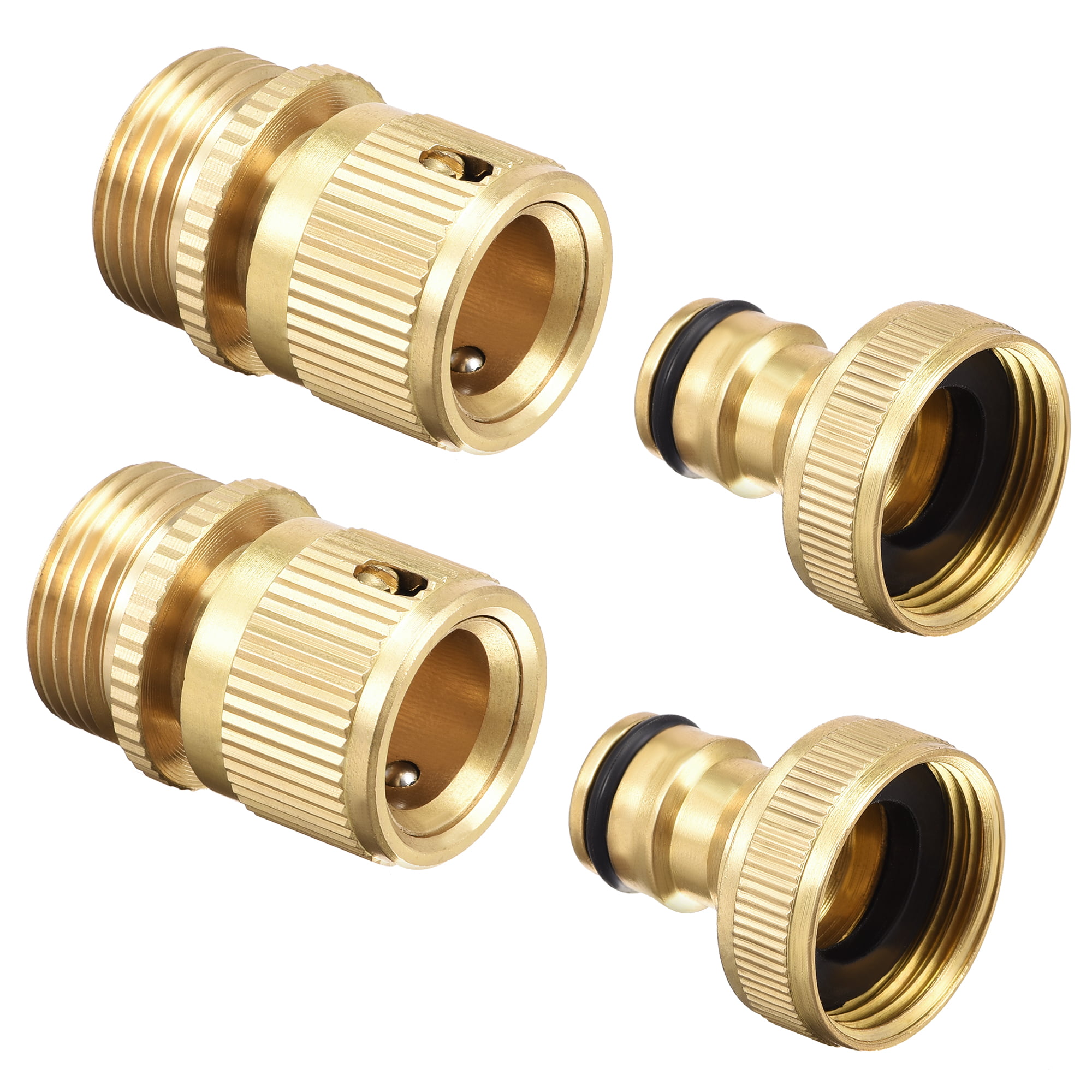 Pressure Washer Quick Connect Kit 3/4" Brass Cleaner Adapter Quick Coupler 