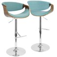 thumbnail image 1 of Tabouret de bar moderne milieu-du-siècle Curvo, de LumiSource, 1 of 8