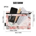 thumbnail image 6 of 2 Pack Flip Folders with Clear PVC Window Binder Pouches 3-Ring Binder Organizer for Office & Home Koala and Strawberry Pattern, 6 of 6