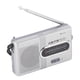 thumbnail image 1 of AM FM Mini Radio Con Antena Telescópica, Altavoz Incorporado, Batería De 3XAA De 3.5 Mm Alimentada Con 9.5x5.8x2cm 73g Para Acampar, Emergencias, Ancianos Y Niños, 1 of 7