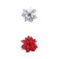thumbnail image 1 of Poinsettia Decoración Adorno Flor Artificial Para Navidad Rattanes Pta+Poinsettia Decoración Adorno Flor Artificial Para Navidad Rattanes Rojo Rojo SM SunniMix none, 1 of 7