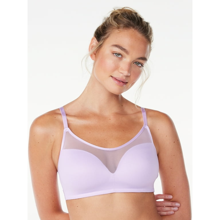 Joyspun Women's Cooling Mesh Wirefree Bra, Sizes S-XXL 