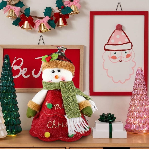 ¡Compra Inteligente!, Bolsa de regalo de Navidad Bolsa de lino con cremallera Bolsa de regalo con letras Decoración de fiesta Akmoler