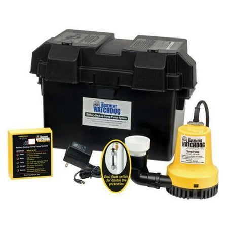 No.BWE The Basement Watchdog Emergency Backup Sump Pump (Best Rated Battery Backup Sump Pump)