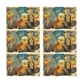 thumbnail image 2 of MKHERT Ancient Egyptian Parchment Placemats Table Mats for Dining Room Kitchen Table Decoration 12x18 inch,Set of 6, 2 of 4