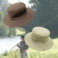 thumbnail image 3 of Fishing Hat Foldable Decorative Cotton Young Teens Wide Brim Safari Hiking Cap for Hiking, 3 of 7