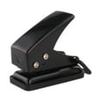 thumbnail image 2 of GUOOL Mini Hole Puncher Office Supplies Compact Reusable Stationery Accessory Adults Paper Punch Paper Punching for Paper Scrapbook Black, 2 of 9