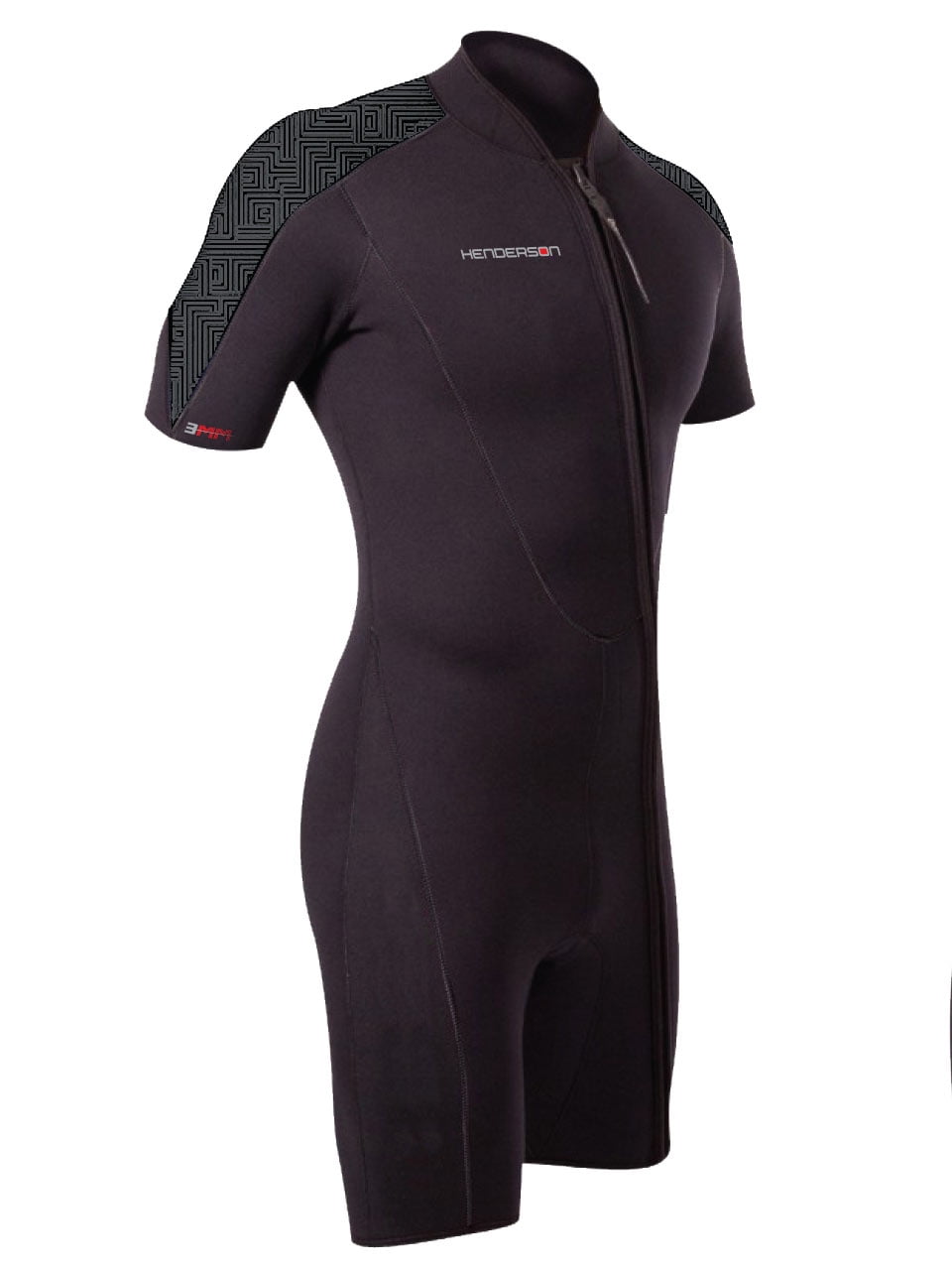 Henderson Mens 3mm Thermoprene Pro Front Zip Shorty Wetsuit Canoeing