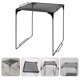 thumbnail image 5 of GOOHOCHY Estante organizador de malla plegable para armario de baño, apilable, para debajo del fregadero, para el hogar, la cocina, la escuela, el gimnasio, color negro, 5 of 8