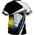 thumbnail image 4 of Personalized Name Badminton 3D Shirt, Best Coach Ever Sport Fans Gift T-Shirt, Custom Badminton 3D Shirt for Badminton Lovers (Hoodie, S), 4 of 8