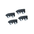 thumbnail image 1 of 4 Pcs Roulettes Pivotantes Roues de table Autocollantes Rotation 360 pour Petits Meubles Bacs Fond Noir, 1 of 9