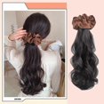 thumbnail image 4 of Girls Hairpiece Curly Wigs Hair Extensions Photo Props Casual Chignons Ponytail Hair Extensions Cosplay Supplies Style 9, 4 of 4