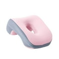 thumbnail image 4 of Almohada para la cabeza, el cuello, el escritorio, dormir y tomar una siesta; cómoda, 24 x 12 rosa, 4 of 9