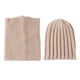 thumbnail image 2 of 2 en un Conjunto de Invierno de Gorro Y Bufanda de Punto Cálido Y Suave para Bebé Unisex 0-3T Beige, 2 of 8
