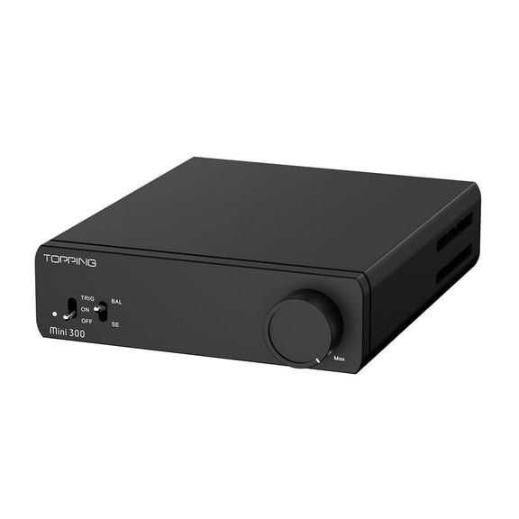 TOPPING Mini 300 Compact Desktop 140 Watts Continuous Power Audio Power Amplifier,Black