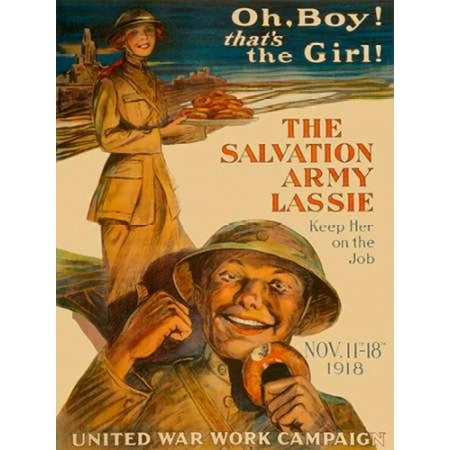 The Salvation Army Lassie Canvas Art - Unknown (22 x 28)