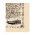 thumbnail image 2 of Historic Map - Great Britain England Wales - Tallis 1851 - Vintage Wall Art, 2 of 4