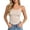 1PC Khaki Tops, variant on HAYIMI Women Lightweight Ribbed Silk Blend Tank Tops Spaghetti Strap With Built In Bra For Summer Comfort Breathable Sleeveless Alternative Round Neck Solid Color Comfort Camisole