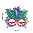 thumbnail image 3 of Xihbxyly Montura de Gafas de Carnaval, Diseño de Plástico Colorido, Ligera y Cómoda, Accesorio para Fiestas de Máscaras, Imprescindible para Eventos Festivos, Tamaño 21,5 X 14,5 X 14 Cm, Paquete de 1, 3 of 6