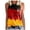 Black, variant on TUOYUAN Womens Germany Flag Print Round Neck Tank Sleeveless Summer Sport Top,Black,SIZE:XL