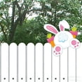 thumbnail image 4 of Easter Yard Sign Decoration Easter Fence Peeker Bunny Eggs Peeking Garden Yard Signs Funny DIY Outdoor Decoration (B), 4 of 5