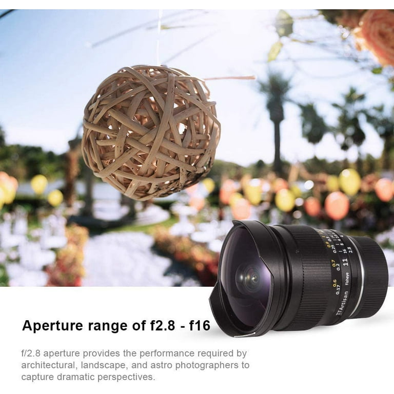 TTArtisan 11mm F2.8 Full Frame Ultra-Wide Fisheye Manual Lens for