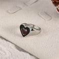 thumbnail image 1 of Fashion Heart-shaped Ring New Fashion Cute Shape Ring Latest Ladies Trend Ring, 1 of 9
