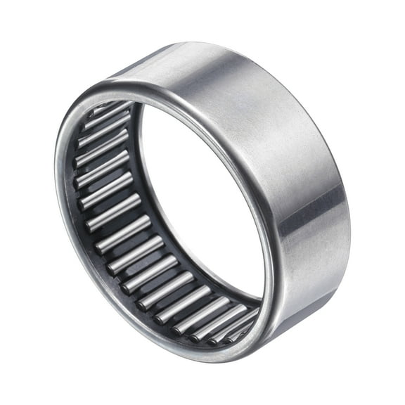 Uxcell 1 Pack Needle Roller Bearings, HK4018 Bore 40mm OD 47mm 18mm Width Steel Track Roller Bearings Open End for Mower, Lawn Tractor, Automotive