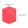 thumbnail image 2 of Uxcell 17 mm Hexagonal Silicone Beads, Polygonal Beads Bulk, Pink 30Pcs, 2 of 7