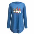 thumbnail image 4 of Tops para mujer Camisas Blusas Elegantes Camisas casuales de manga larga Estampado de moda Cómodo Transpirable Cuello redondo Odeerbi ODB-5, 4 of 5