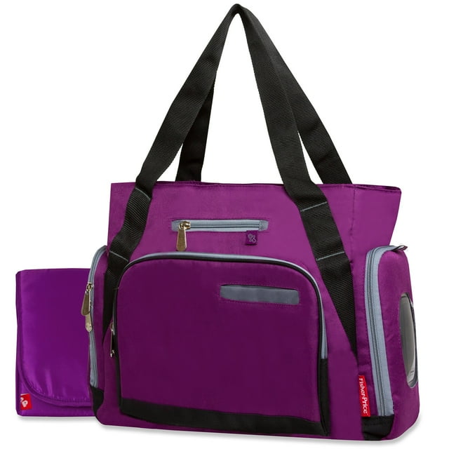 Bolsa para pañales Fisher-Price Fastfinder Plum Fashion