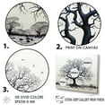 thumbnail image 3 of Designart "Simplistic African Tree Essence II" Tree African Floater Framed Wall Decor, 3 of 5